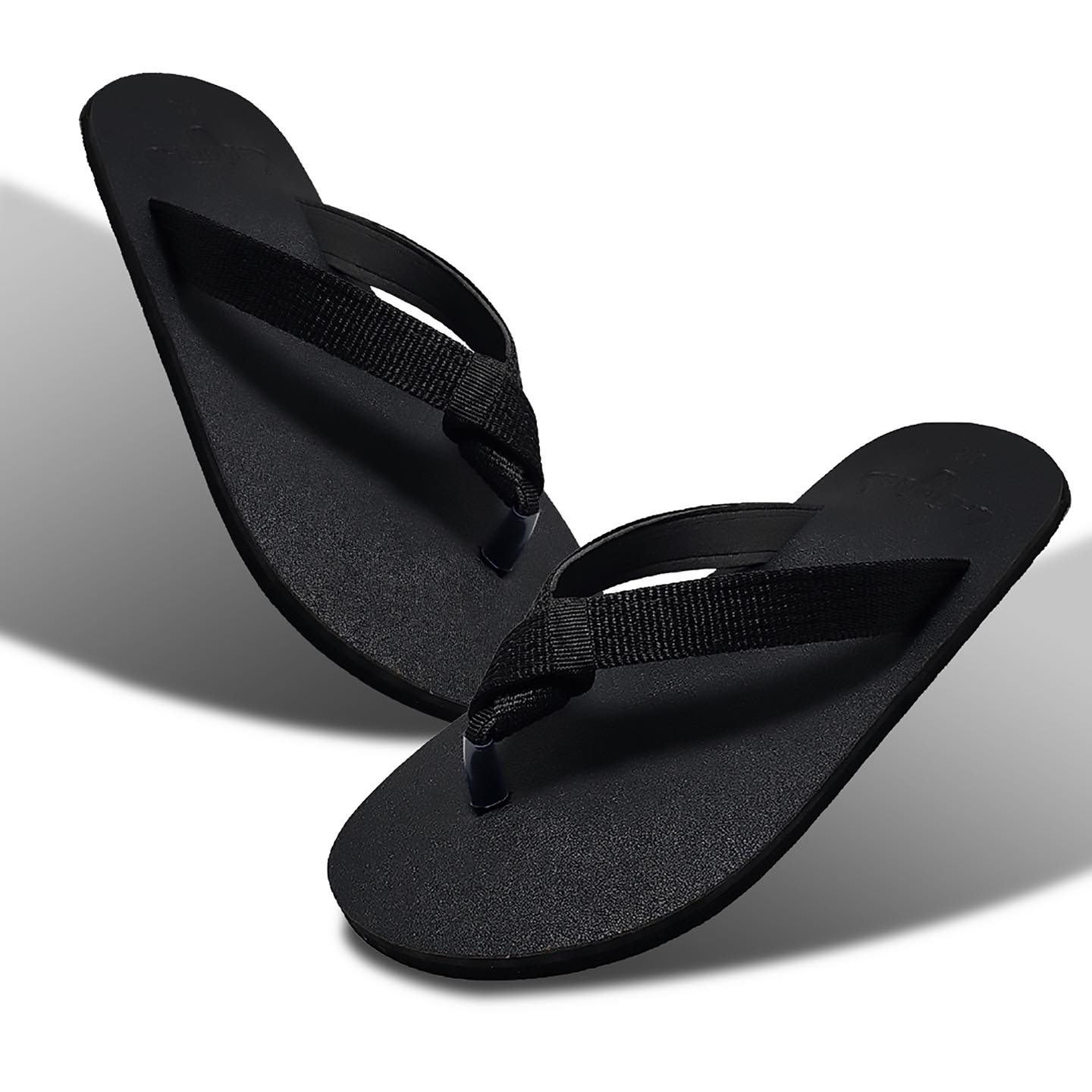 Black Casual Knot Slippers