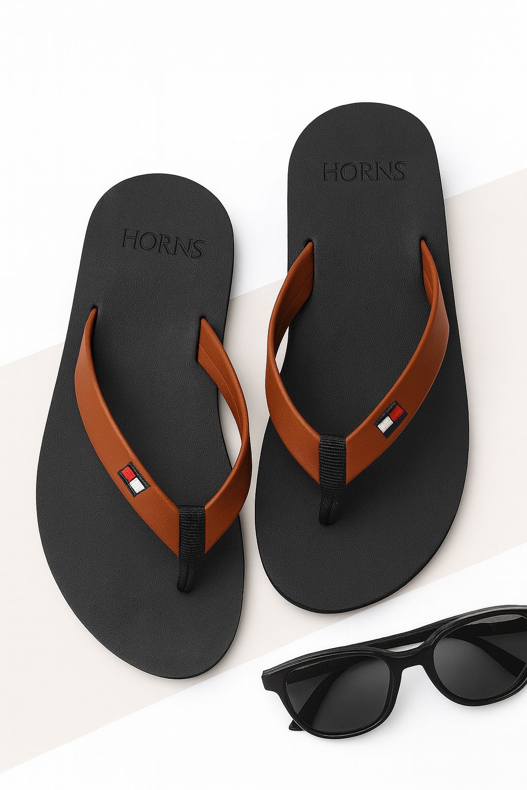 Classic Brown Strap Slippers