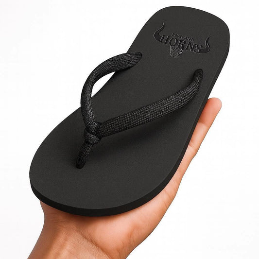 Classic Black Knot slippers