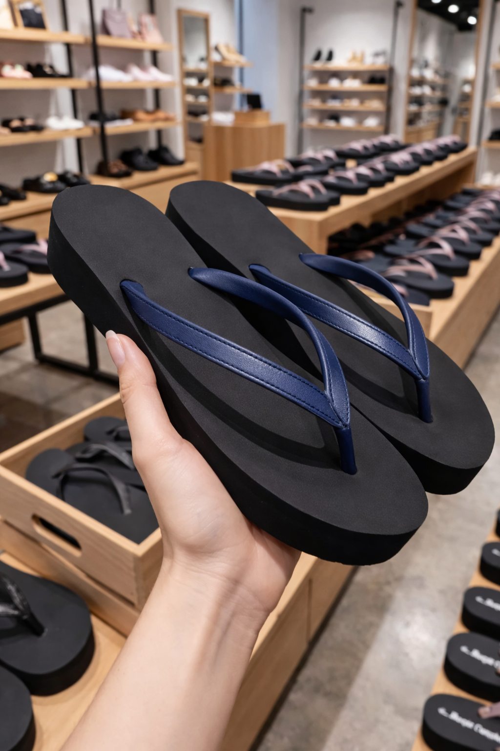 Ladies Two Step Navy blue