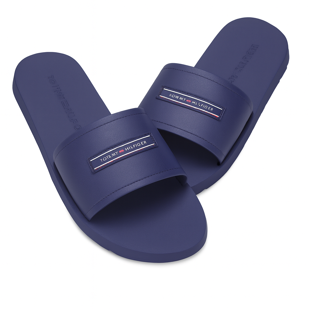 Classic Navy Black slides