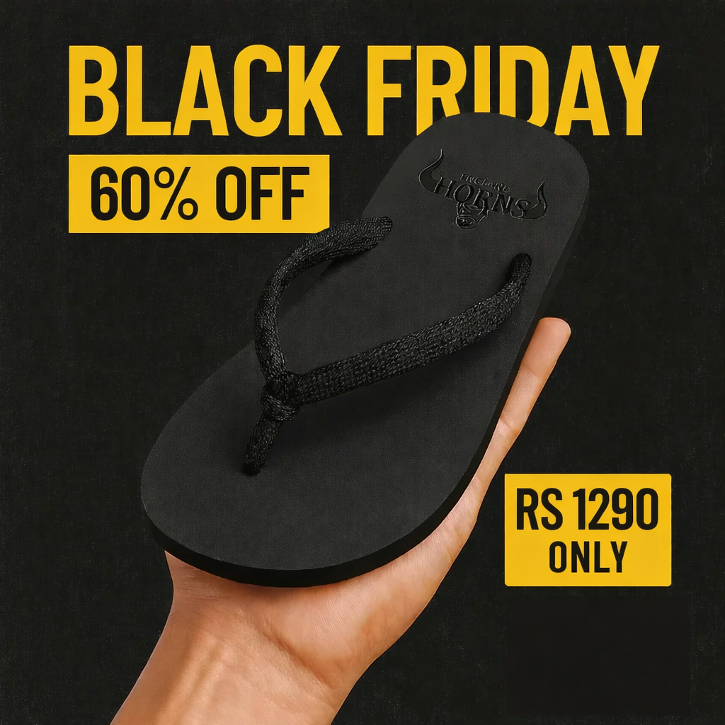 Mens Black Knot Slippers