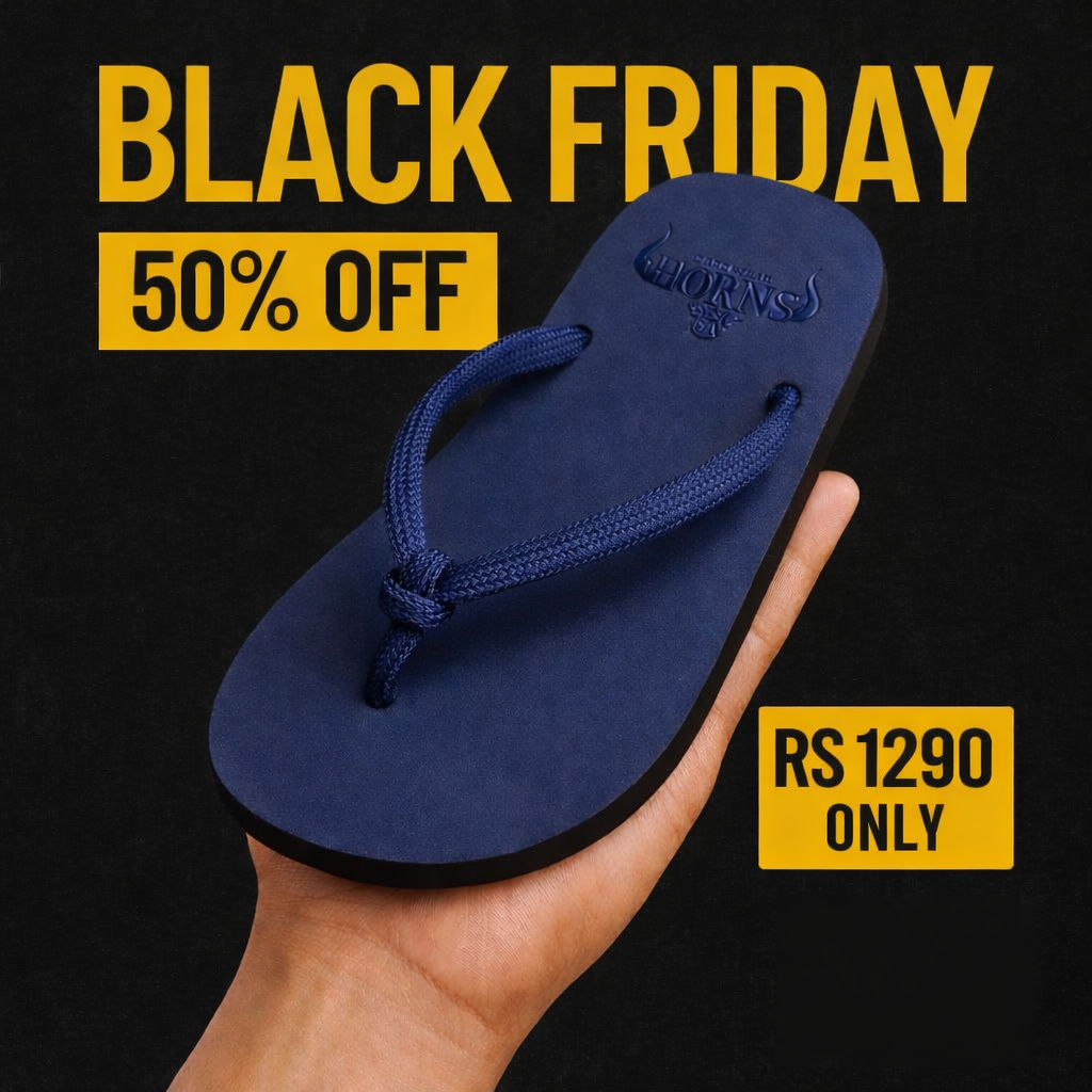 Mens Navy Blue Knot Slippers