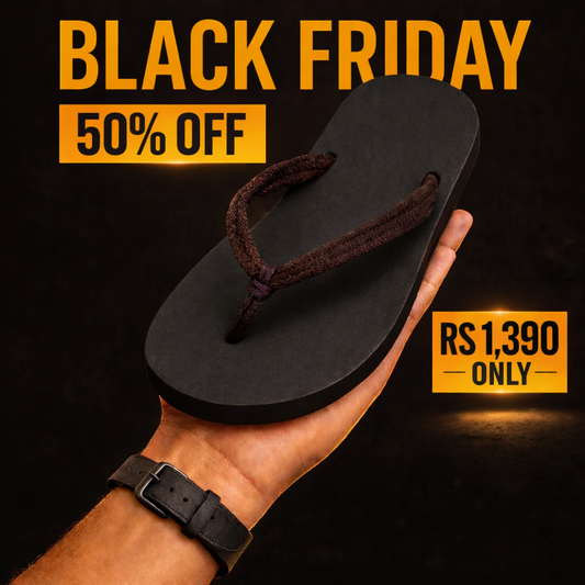 Mens Brown Knot Slippers