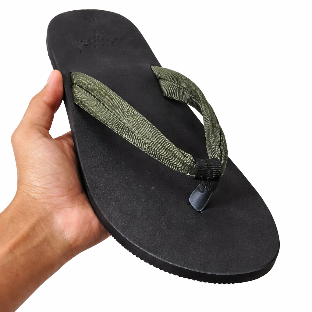 Mens double knot Army green
