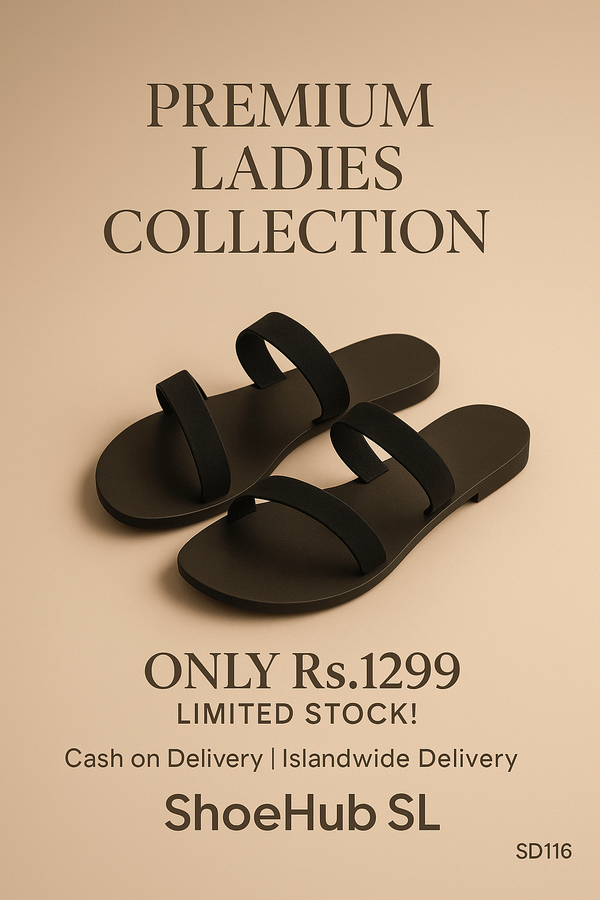 Premium Ladies’ Double Strap Slipper